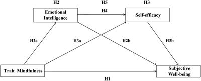 The relationship between trait mindfulness and <mark class="highlighted">subjective wellbeing</mark> of kindergarten teachers: The sequential mediating role of emotional intelligence and self-efficacy